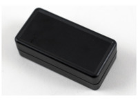 ABS Miniatur-Gehäuse, (L x B x H) 50 x 25 x 15 mm, schwarz (RAL 9005), IP54, 155