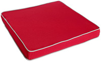 Sitzkissen Pago; 40x40x4 cm (BxLxH); rot; quadratisch