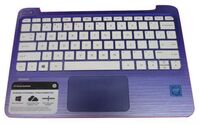 Top Cover & Keyboard (Intl) 830802-B31, Housing base + keyboard, US International, HP, Stream 11 Einbau Tastatur