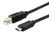 EQUIP USB 2.0 B MALE TO USB 2.0 Type C to Type B Cable, 1m, 1 m, USB B, USB C, 2.0, Male/Male, Black