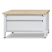 Workbench with XL/XXL drawers, frame construction