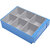 Caja para insertar en cajoneras modulares Combi, para cajones de H x A x P 88 x 225 x 309 mm, máximo 6 cajas por cajón.