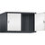 Altillo CLASSIC, 2 compartimentos, anchura de compartimento 400 mm, gris negruzco / blanco tráfico.