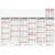 Tafelkalender 29,7x21cm 6 Monate/1 Seite Kalendarium 2020