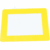 Fußbodenrahmen A4 401x314mm selbstklebend gelb