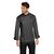 Bragard Julius Jacket Charcoal with Long Sleeves - 1 Chest Pocket in Black - 42