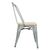 Bolero Bistro Side Chairs - Steel & Ash Wood - Stackable - Pack of 4