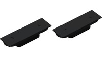 Magnotica Pro SE Magnetverschluss schwarz rechteckig, Kunststoff Gehäuse + Metall Abdeckkappe