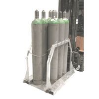 Gas cylinder storage pallets - 8 cylinder