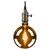 LED Vintage-Filament Globeform G200, E27, 8.5W 1800K 500lm, Glas Gold CRO
