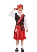 Disfraz de Escocés para niño 5-6A