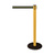 Barrier Post / Barrier Stand "Guide 28" | yellow black / yellow / black longitudinal stripes 2300 mm