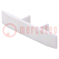 Protection; white; Width: 6.4mm; polyamide; -25÷120°C; UL94V-0