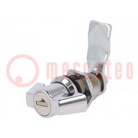Lock; different cylinder; zinc and aluminium alloy; 33mm