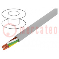 Cordon; BiT LiYCY; 6x1mm2; PVC; gris; 300V; CPR: Eca