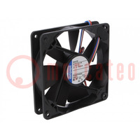 Ventilatore: DC; assiale; 24VDC; 119x119x25mm; 168m3/h; 43dBA