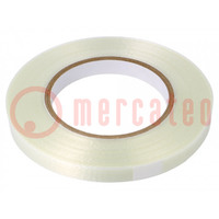 Tape: electrical insulating; W: 12mm; L: 50m; Thk: 0.085mm; acrylic