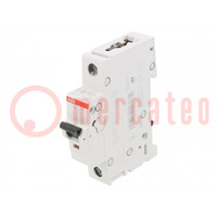 Circuit breaker; 230/400VAC; Inom: 3A; Poles: 1; Charact: C; 6kA