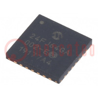 IC: PIC mikrokontroller; 64kB; 32MHz; SMD; QFN28; PIC24; 8kBSRAM