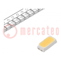 LED di potenza; bianco; 116°; 60mA; 20÷24,5lm; 3x1,4x0,7mm; 3014