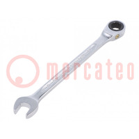 Wrench; combination spanner; 10mm; chromium plated steel