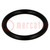 Guarnizione O-ring; caucciù NBR; Thk: 3mm; Øint: 21,3mm; nero
