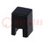 Button; push-in; 5.5mm; -25÷70°C; square; black; 4x4mm