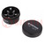 Signallers accessories: base; black; IP65; Ø70x26.5mm; -20÷50°C