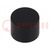 Button; push-in; 7mm; -25÷70°C; round; black; Ø9.5mm