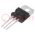 Transistor: NPN; bipolaire; 800V; 4A; 90W; TO220