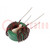 Inductor: wire; THT; 1mH; 18A; 4mΩ; 230VAC; 17x9mm; -20÷50%; 10kHz