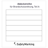 Modellbeispiel: Abdeckstreifen für Brandschutzordnung (Art. 30.a5985)