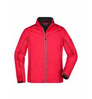 James & Nicholson Herren Zip-Off Softshell Jacke JN1122 Gr. S red/black