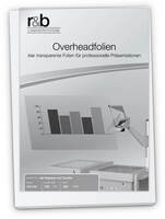 Overheadfolie s/w Kopierer und Drucker DIN A4, 100mic, stapelverarbeitbar, Direktimport (100 Stück)