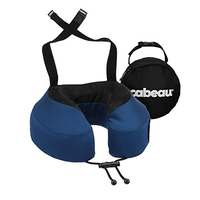 CABEAU EVOLUTION S3 TRAVEL PILLOW - STRAPS TO AIRPLANE SEAT - ENSURES YOUR HEAD WON'T FALL FORWARD - RELAX WITH PLUSH MEMORY FOA