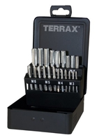 TERRAX A245006 - JUEGO DE 21 MACHOS MANO M DIN 352 HSS RECTIFICADOS