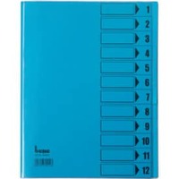 Ordnungsmappe blau 105397 Karton BENE 84800BL