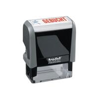 trodat Officestempel Printy 4.0 grau "GEBUCHT" 4912