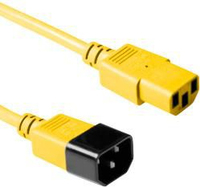 Microconnect PE040630Y electriciteitssnoer Geel 3 m C14 stekker C13 stekker