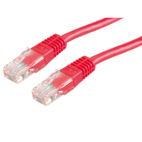 VALUE UTP, Cat6, 0.5m hálózati kábel Vörös 0,5 M U/UTP (UTP)
