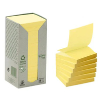 3M 7100172251 note paper Square Yellow Self-adhesive