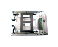 HP 675769-001 Obturateur de baie de lecteur 8,89 cm (3.5") Cage disque dur Noir, Acier inoxydable