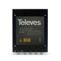 Televes OVT4N Kabelspalter oder -kombinator Kabelsplitter Schwarz