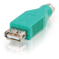 C2G USB - PS/2 Adapter PS/2 Grün