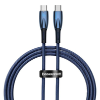 Baseus Glimmer USB kábel 1 M USB 3.2 Gen 1 (3.1 Gen 1) USB C Kék