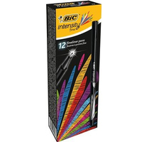 BIC fineliner Intensity stylo-feutre Fin Noir 12 pièce(s)