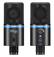 IK Multimedia IP-IRIG-MICSTDBLA-IN Mikrofon Schwarz, Blau Studio-Mikrofon