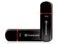 Transcend JetFlash 600 USB-Stick 4 GB USB Typ-A 2.0 Schwarz
