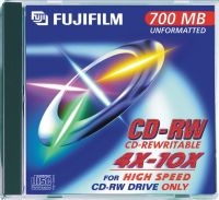 Fujifilm CD-Rewritable 700MB 4X-12X 10-pack 10 pieza(s)