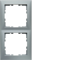 Berker 10129939 veiligheidsplaatje voor stopcontacten Aluminium